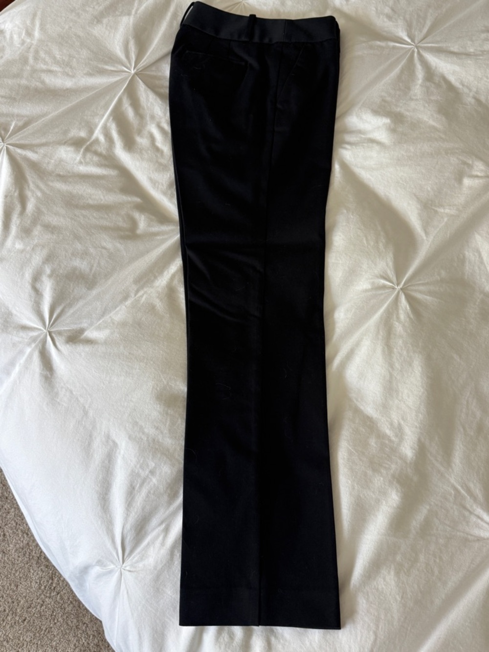 Banana Republic Black Straight-Leg Dress Pants
